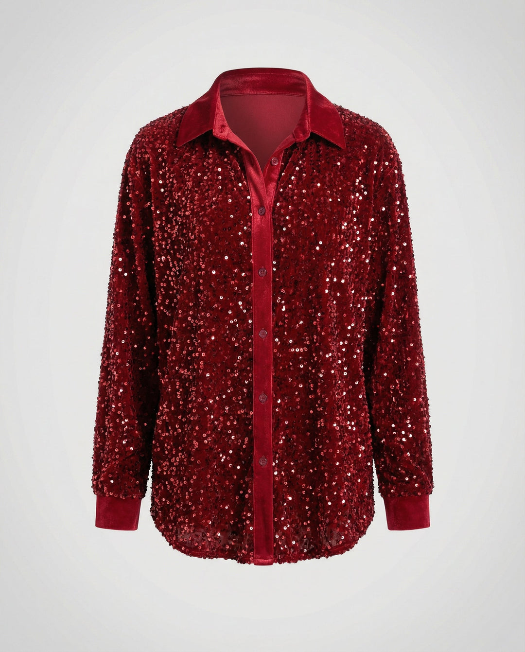 Glitzernde Damen Paillettenbluse | R&B
