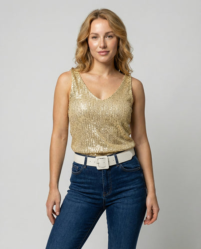 Glitzerndes Damen Oberteil | R&B