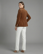 Damen Cordblazer mit Reverskragen