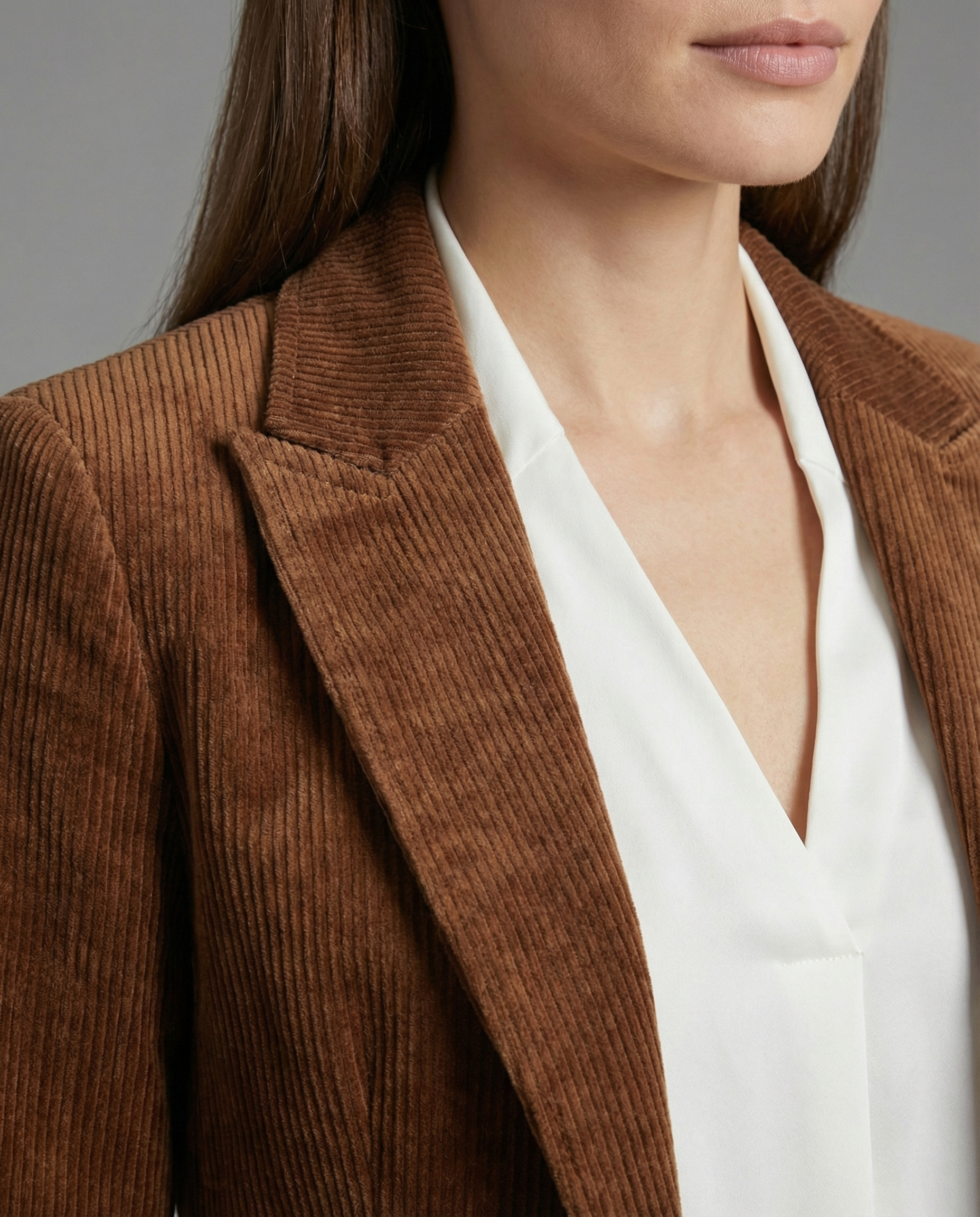 Damen Cordblazer mit Reverskragen