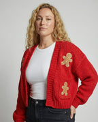 Damen Strickjacke mit verspielten Applikationen R&B