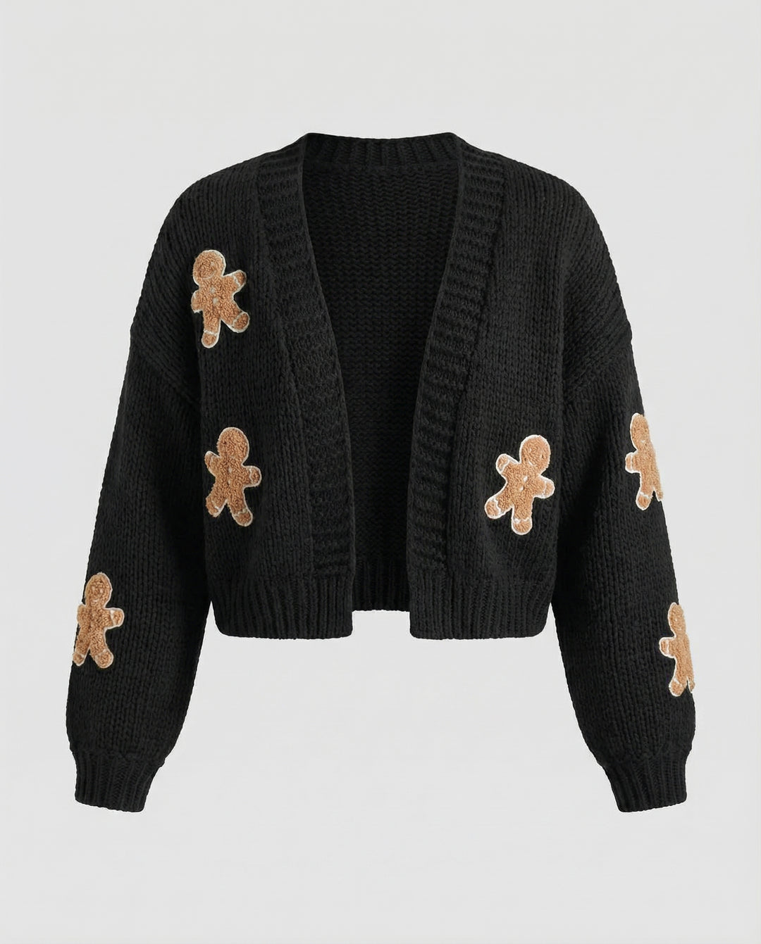 Damen Strickjacke mit verspielten Applikationen R&B