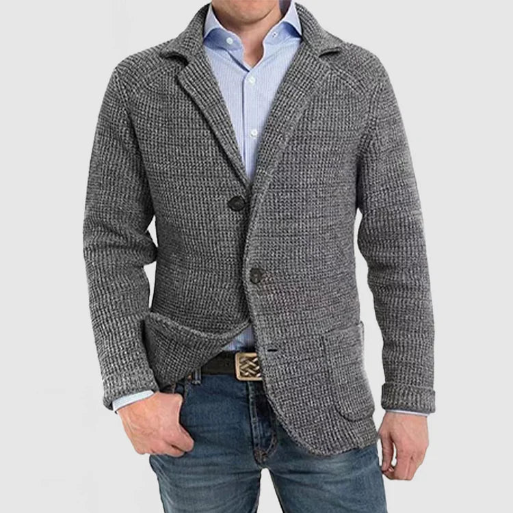 R&B | Herren Strickblazer mit zwei Knöpfen