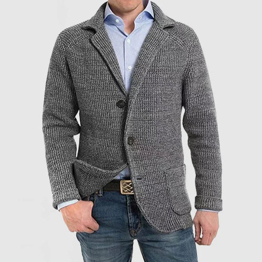 R&B | Herren Strickblazer mit zwei Knöpfen