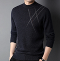 R&B | Slim Fit Wollmischung Abstractmuster Rippkanten