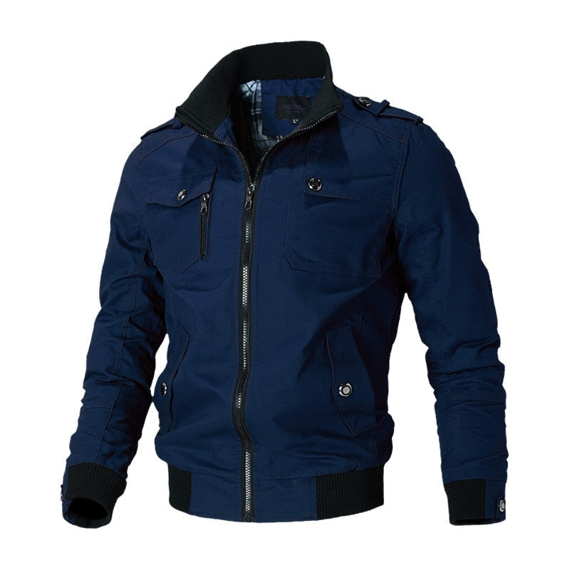R&B | Übergangsjacke für Herren mit Reißverschluss und Brusttasche