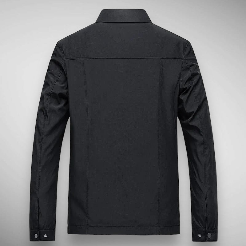 R&B | Herren Harrington-Jacke - Karierte Futter & Klassischer Kragen