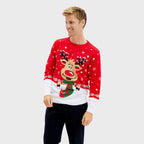 R&B | Rudolfs Weihnachts sweater rot Herren
