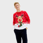 R&B | Rudolfs Weihnachts sweater rot Herren