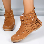 Zeitlose Quasten-Stiefeletten für Damen R&B