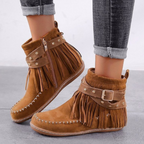 Zeitlose Quasten-Stiefeletten für Damen R&B