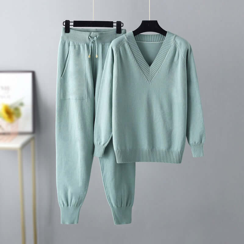 R&B | Set - Bequemer Pullover und Jogginghose Loungewear Set