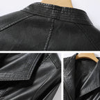R&B | Vegane Lederjacke mit Reißverschluss für Frauen Umweltfreundliche Materialien