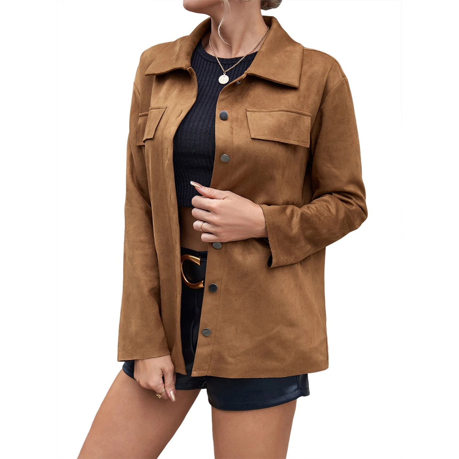 R&B | Übergangsjacke mit Druckknöpfen und Brusttaschen