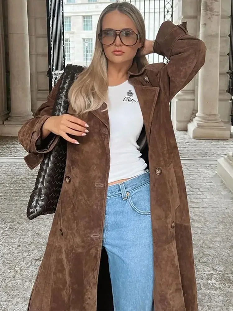 R&B | Faux Suede Winterjacke für Damen