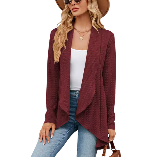 R&B | Cardigan - Damen Herbst Stilvoll Langarm Cardigan