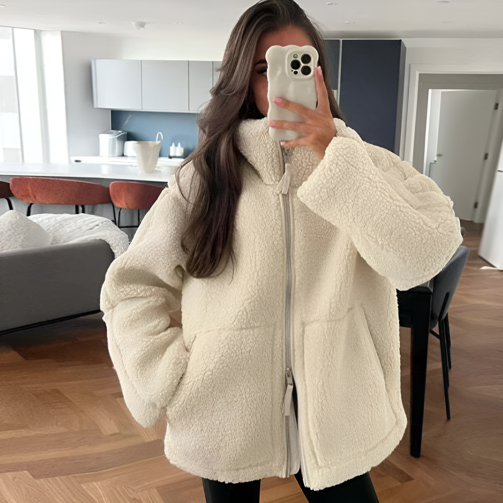 R&B | Lam Fleec Winterjack für Damen