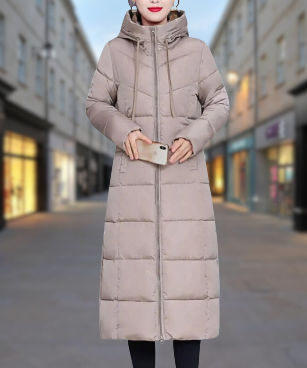 R&B | Lange Winter Baumwolljacke Mittellang Dicke Daunenjacke