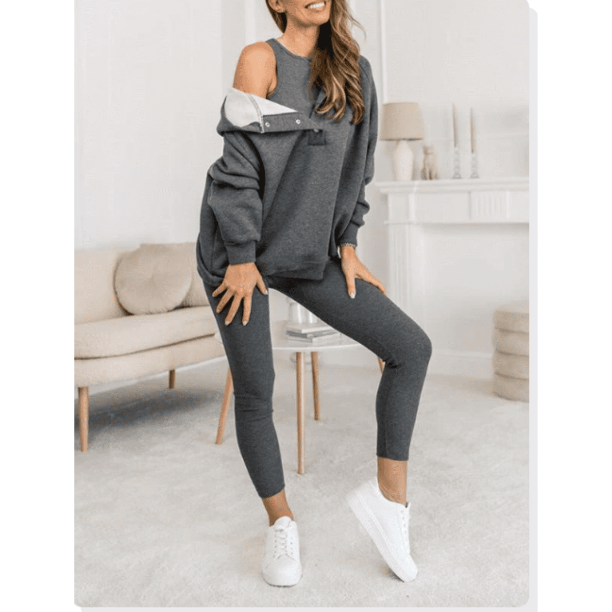 R&B | 3-Teiliges Outfit-Set Lässiger Moderner Stil Ideal für den Winter