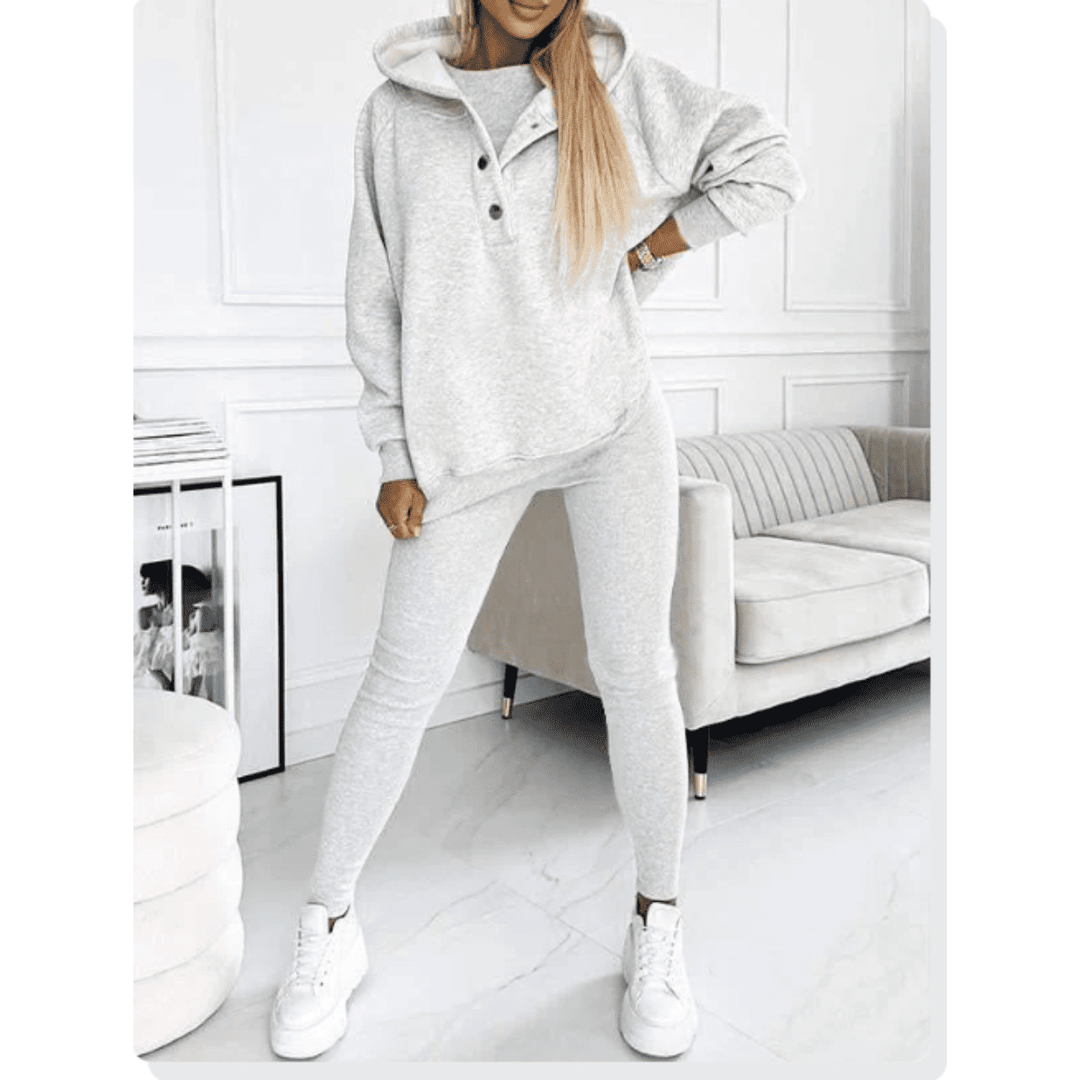 R&B | 3-Teiliges Outfit-Set Lässiger Moderner Stil Ideal für den Winter