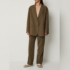 R&B | Klassischer Blazer Wollmischung Stilvoll, Zeitlos