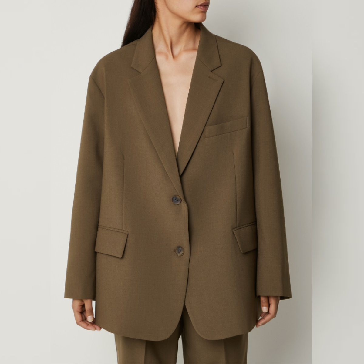R&B | Klassischer Blazer Wollmischung Stilvoll, Zeitlos