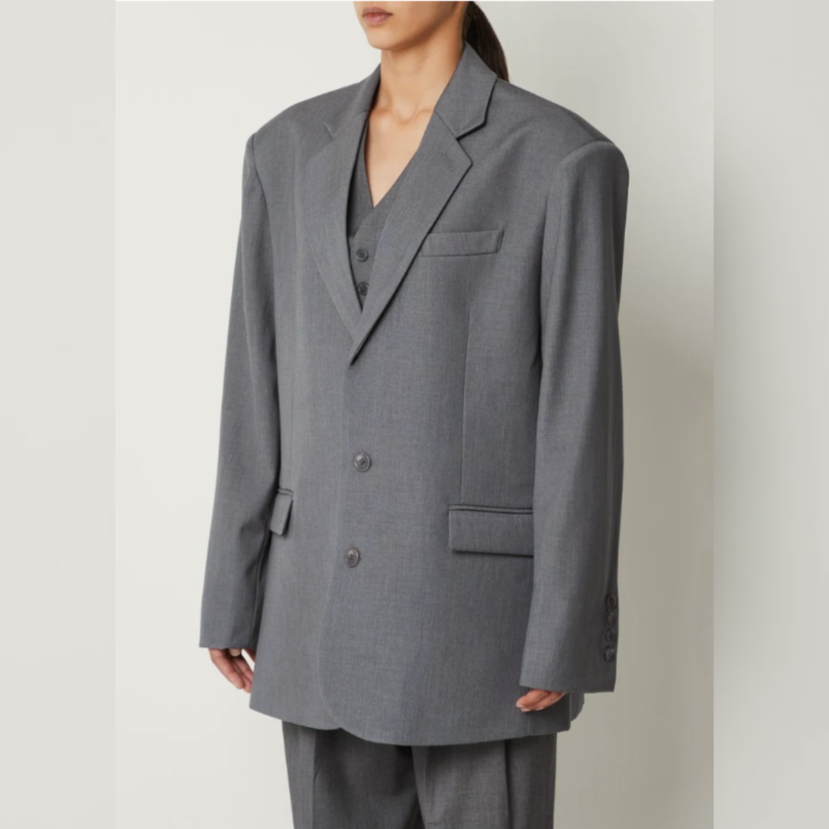 R&B | Klassischer Blazer Wollmischung Stilvoll, Zeitlos