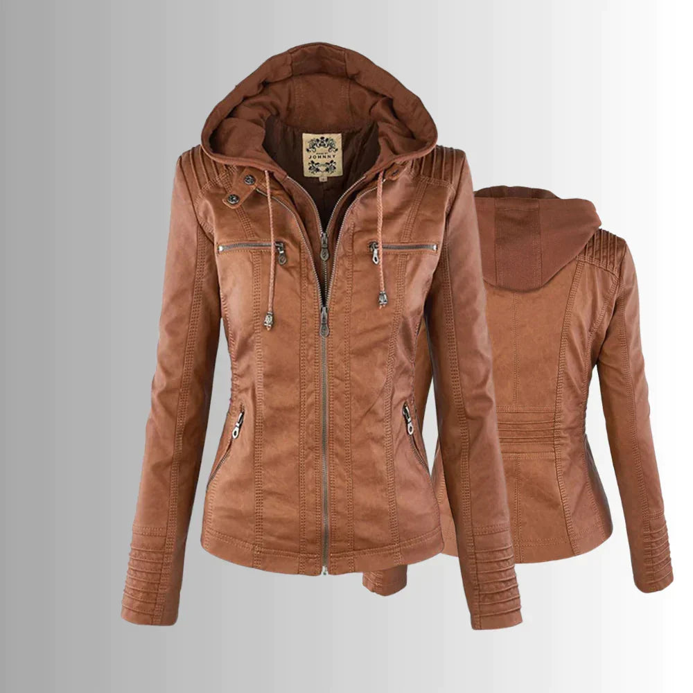 R&B | Stilvolle Motorradjacke mit Kapuze
