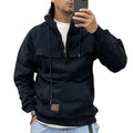 R&B | Funktionale Kapuzenjacke mit Reißverschluss und Vordertaschen Baumwolle Komfortabel und Praktisch
