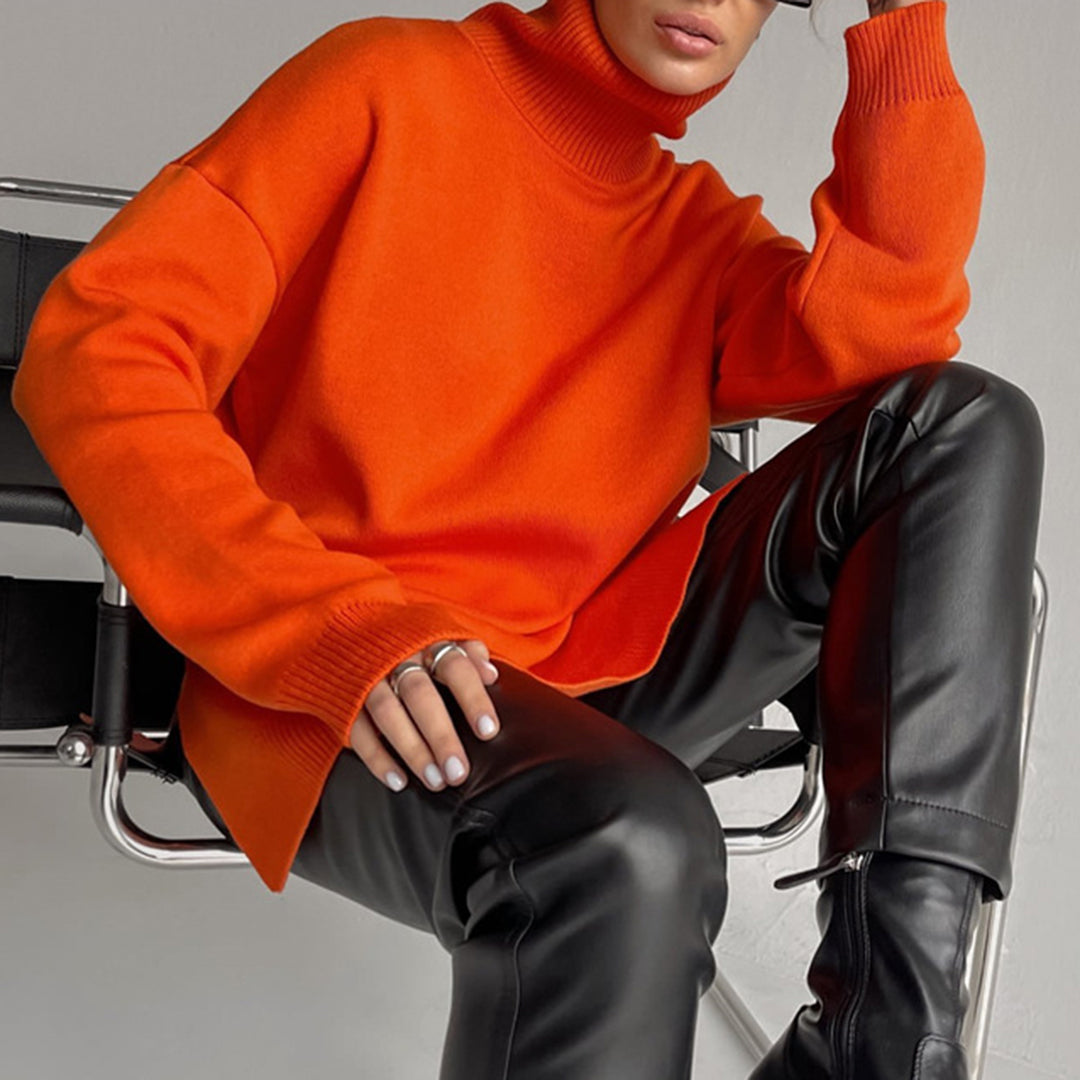 R&B | Hochkragenpullover mit Langen Ärmeln