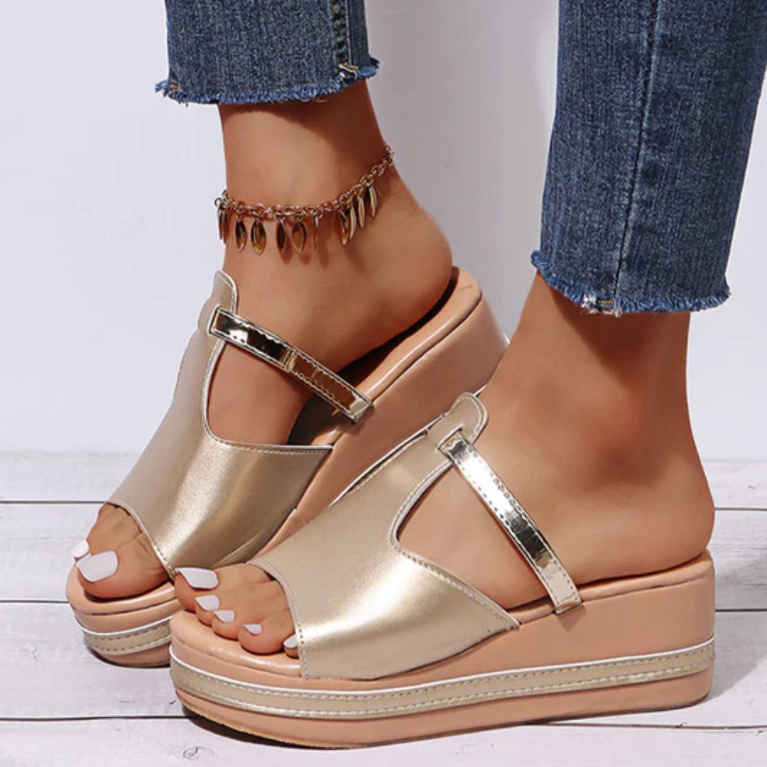R&B | Stylische, Orthopädische Sandalen mit Hohem Absatz