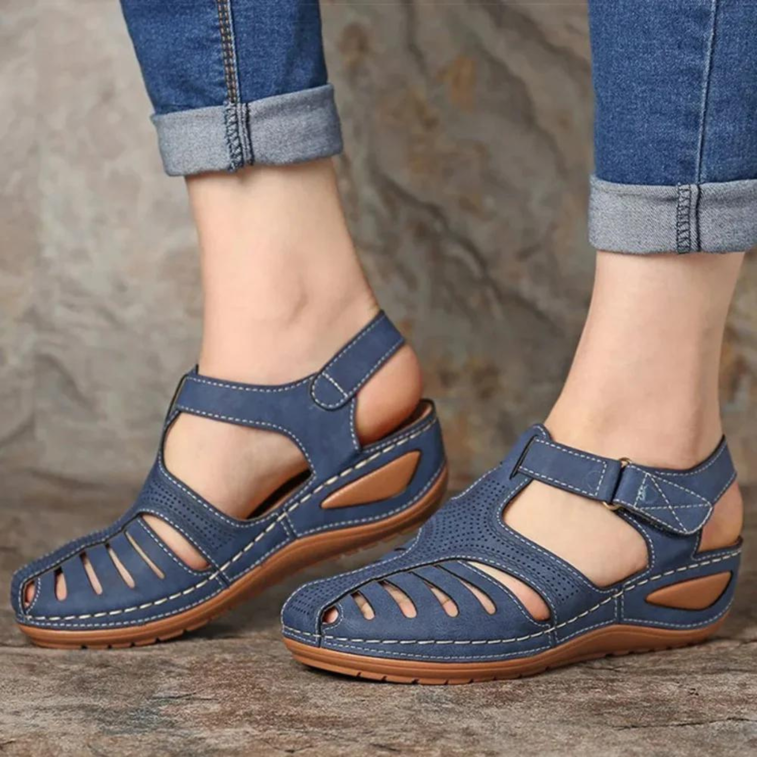 Orthopädische Sandalen - Ergonomisch - Schmerzlinderung - Sommerschuhe - Damensandalen R&B