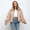 R&B | Pufferjacke Steppdesign Stehkragen Kurzschnitt
