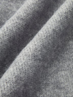 R&B | Damen Übergröße Strickjacke mit offenem Kragen und langen Ärmeln