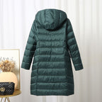 R&B | Gefütterte Kapuzenwinterjacke für Damen