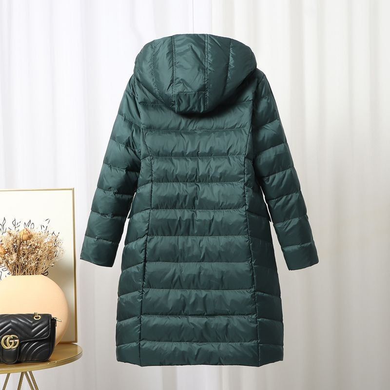 R&B | Gefütterte Kapuzenwinterjacke für Damen
