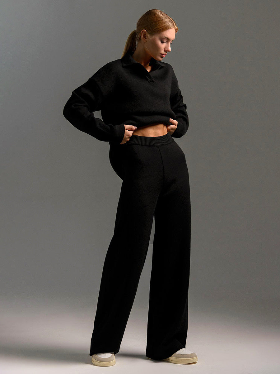 R&B | Lounge Satz mit Weiten Hose und Poloshirt