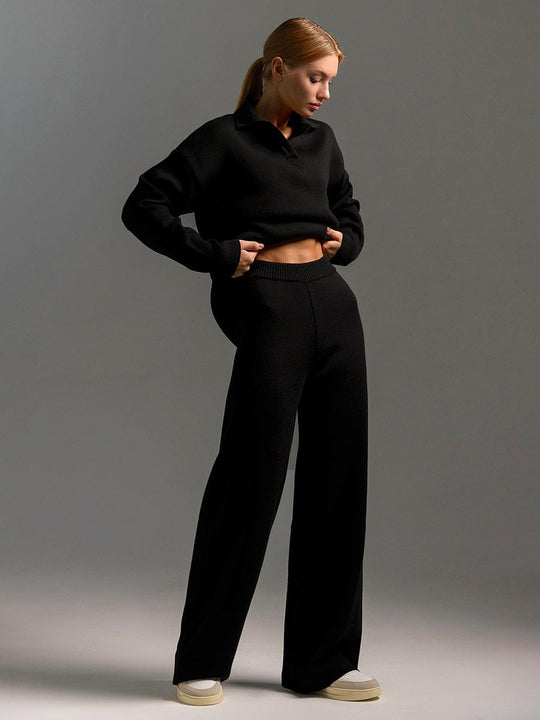 R&B | Lounge Satz mit Weiten Hose und Poloshirt
