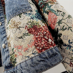 R&B | Elegante Blumen Denimjacke für Damen für den Herbst