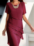 Plissiertes Chiffonkleid | Jeannette