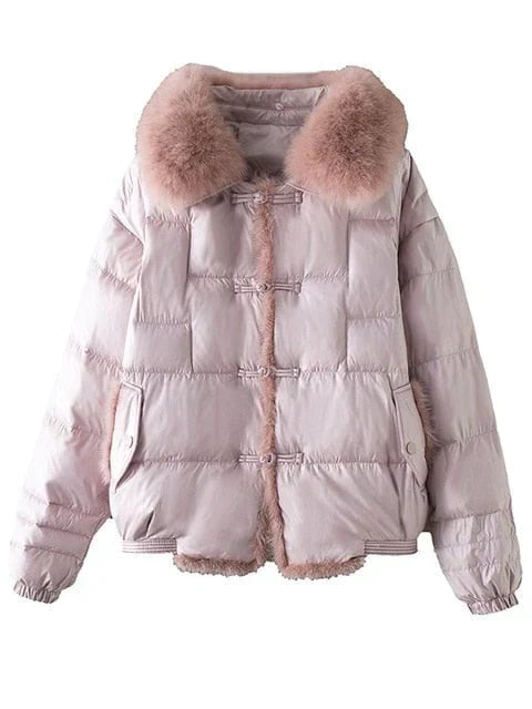 R&B | Lockere Pufferjacke - Warm & Vintage