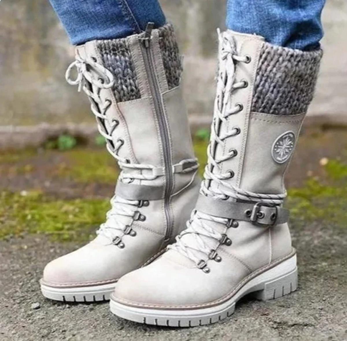 R&B | Wasserdichte Knie-Schneestiefel für Frauen