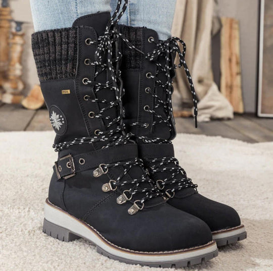 R&B | Wasserdichte Knie-Schneestiefel für Frauen