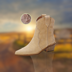 R&B | Rindsleder Damen Wildleder Damen Stiefel mit Absatz