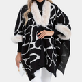 R&B | Stylischer fluffiger Mantel für Damen für die Herbstsaison