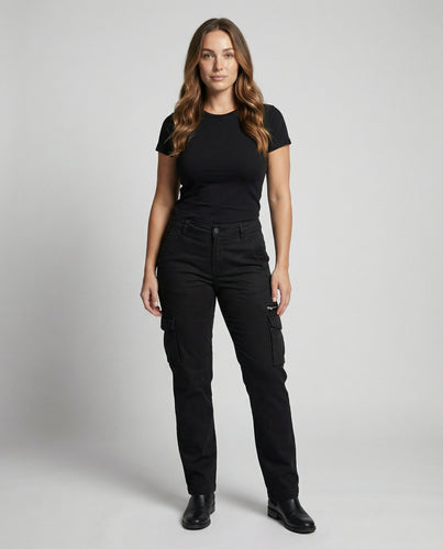 Damen Cargohose mit Taschen | R&B