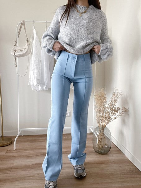 R&B | Gerade Hose mit Hoher Taille