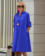 R&B | Elegantes Mittelanges Kleid für Damen - Stilvolles Midi Kleid