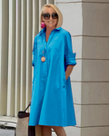 R&B | Elegantes Mittelanges Kleid für Damen - Stilvolles Midi Kleid