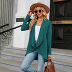 R&B | Strick-cardigan Wasserfallkragen Entspannte Eleganz